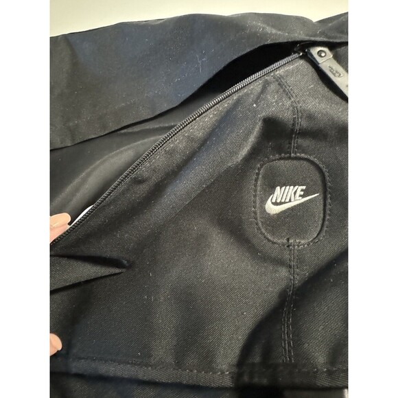 Vintage Nike Black Messenger Travel Shoulder Bag Cordura Nylon Crossbody Laptop - Picture 8 of 12